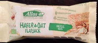 Hafer Flapjack Nuss