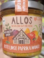 Rote Linse Paprika Mango