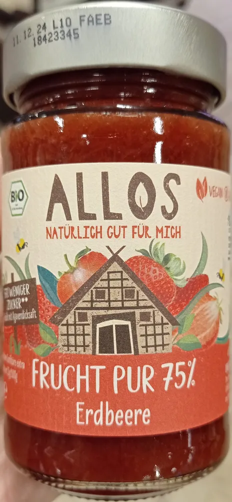 Frucht Pur 75% Erdbeere