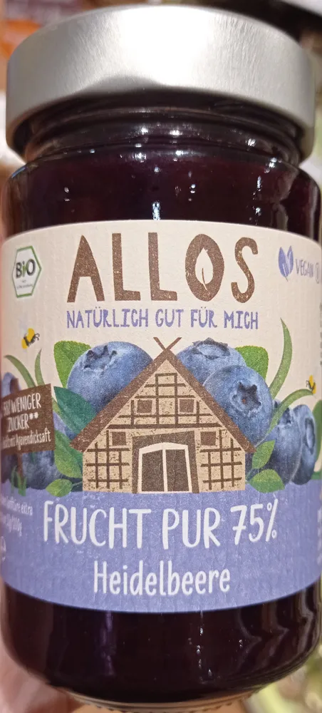 Frucht Pur 75% Heidelbeere