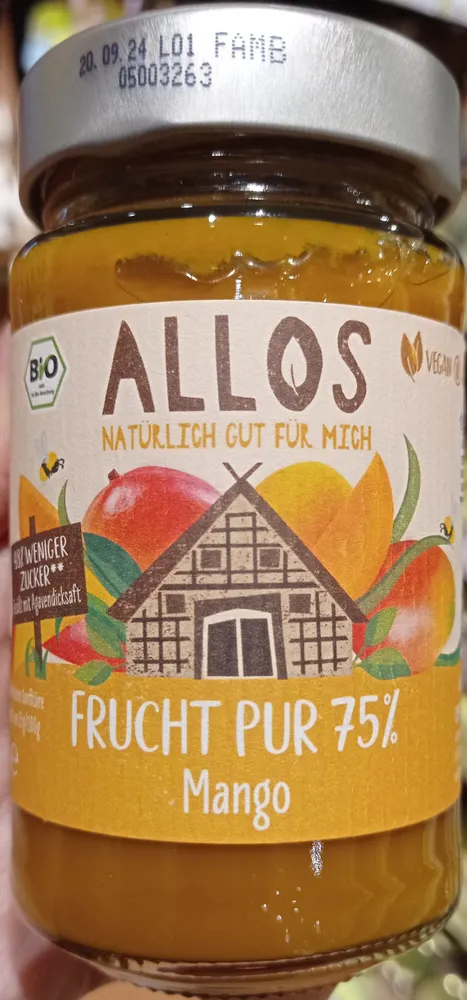 Fruchtig pur 75% Mango