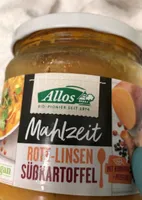 Allos-rote Linsen Süßkartoffelsuppe