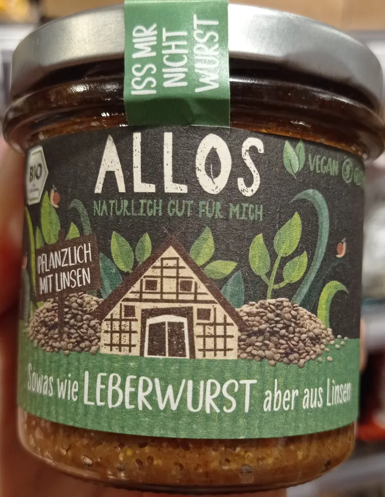 Pflanzlicher Brotaufstrich mit roten Linden, Würzung nach Leberwurst-Art