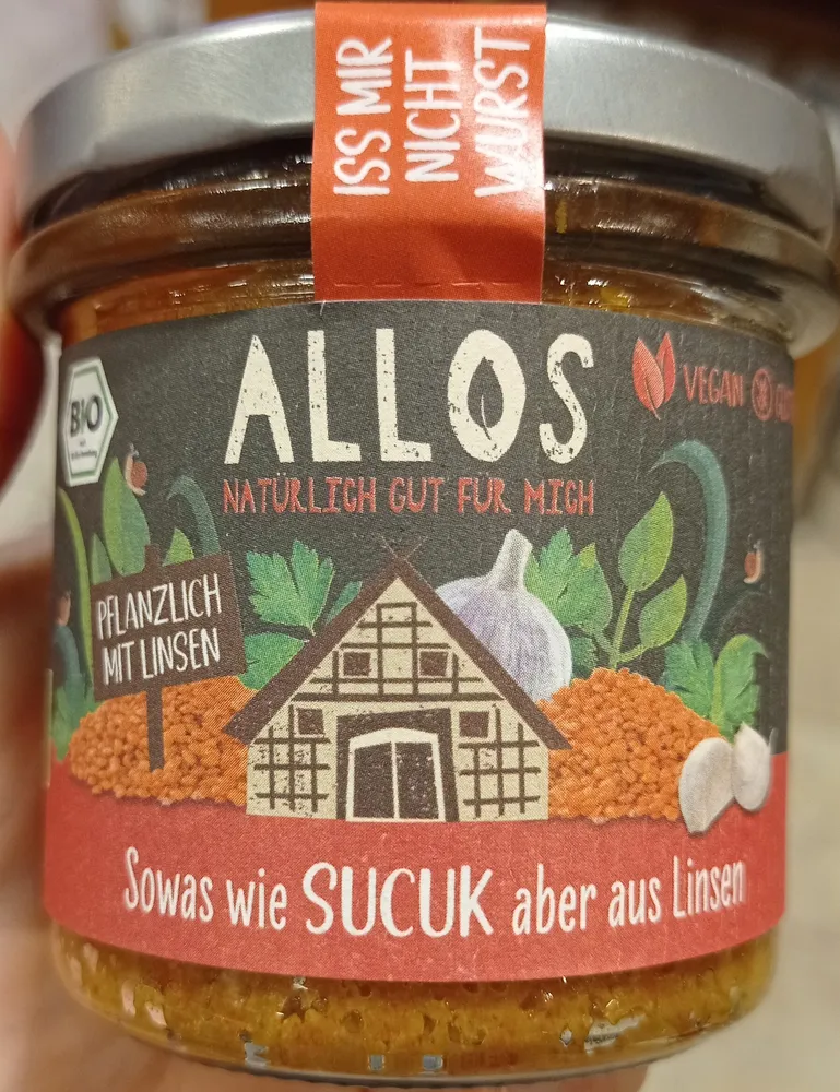 Sowas wie Sucuk aber mit Linsen