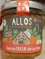 Sowas wie Sucuk aber mit Linsen