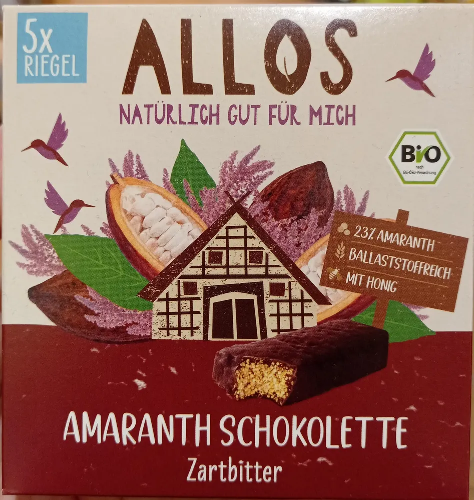 Amaranth Schokolette Zartbitter