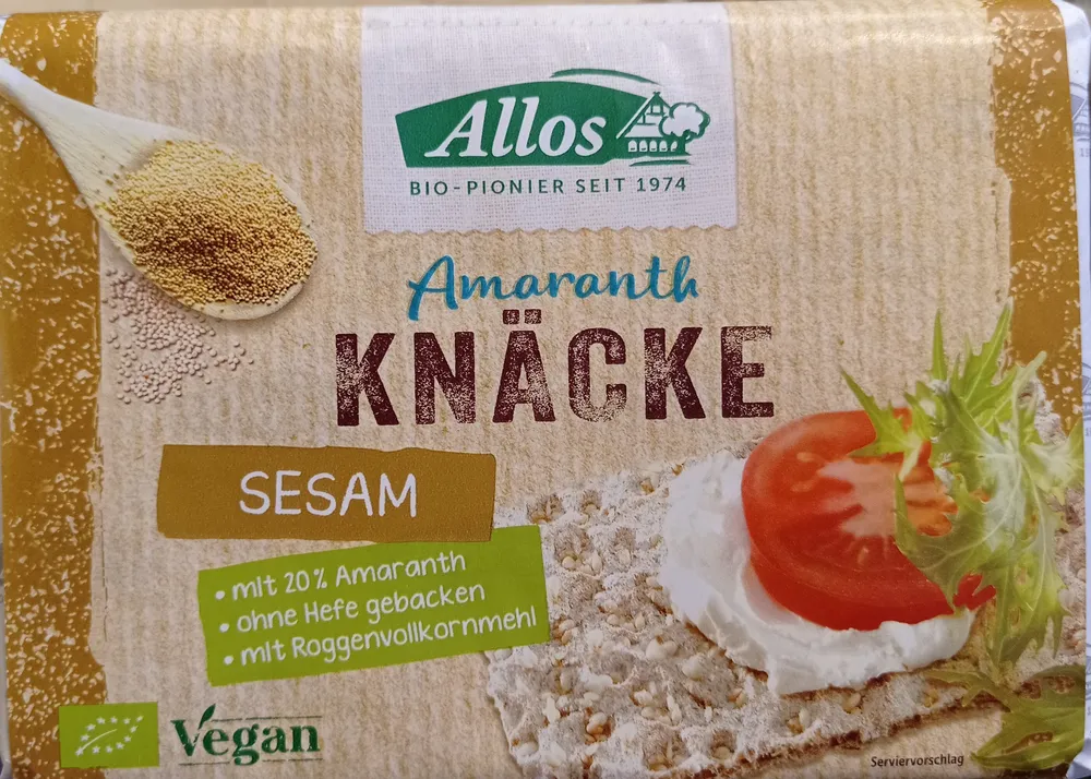 Amaranth Knäcke Sesam