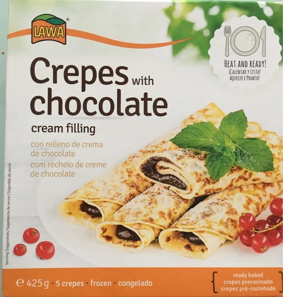 Crepes with chocolate