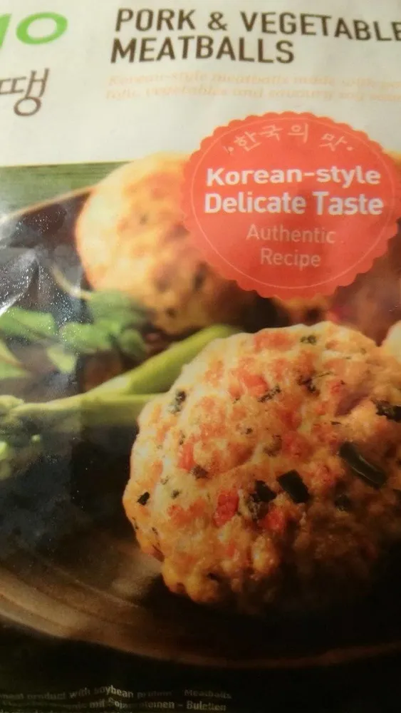 Pork & Vegetable Meatballs