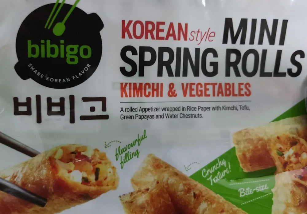 Korean Style Mini Spring Rolls