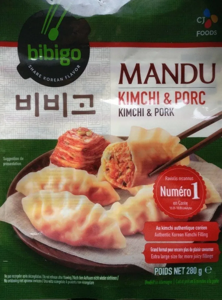 Mandu kimchi & porc