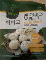 Brioches vapeur poulet & légumes