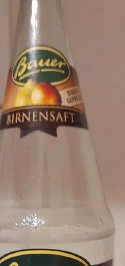Bauer Birnensaft Direktsaft