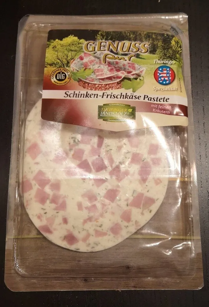 Schinken-Frischkäsepastete mit Kräutern