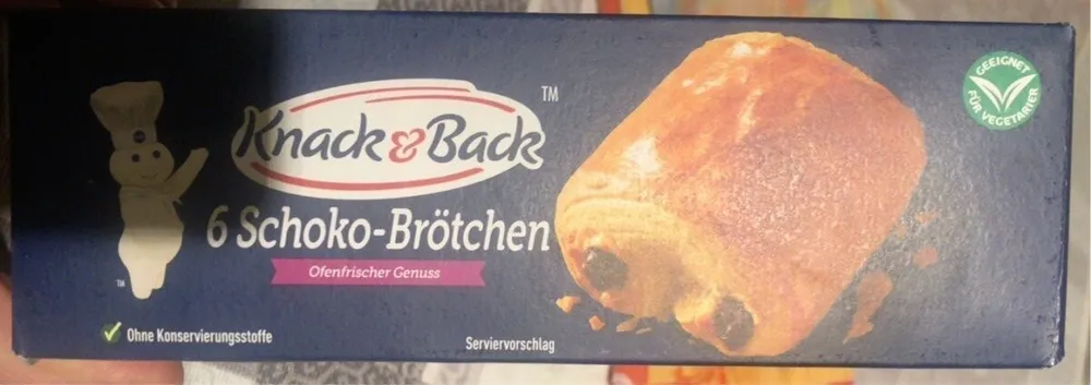 6 schoko brötchen