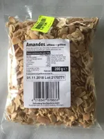 Amandes effilées et grillées