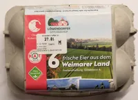6 frische Eier aus dem Weimarer Land