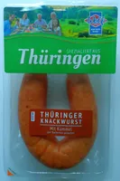 Thüringer Knackwurst, Mit Kümmel, über Buchenholz geräuchert
