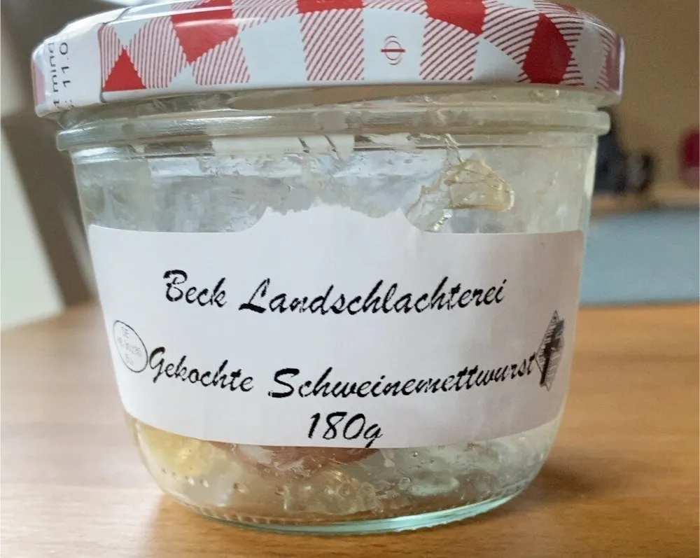 Gekochte Schweinemettwurst