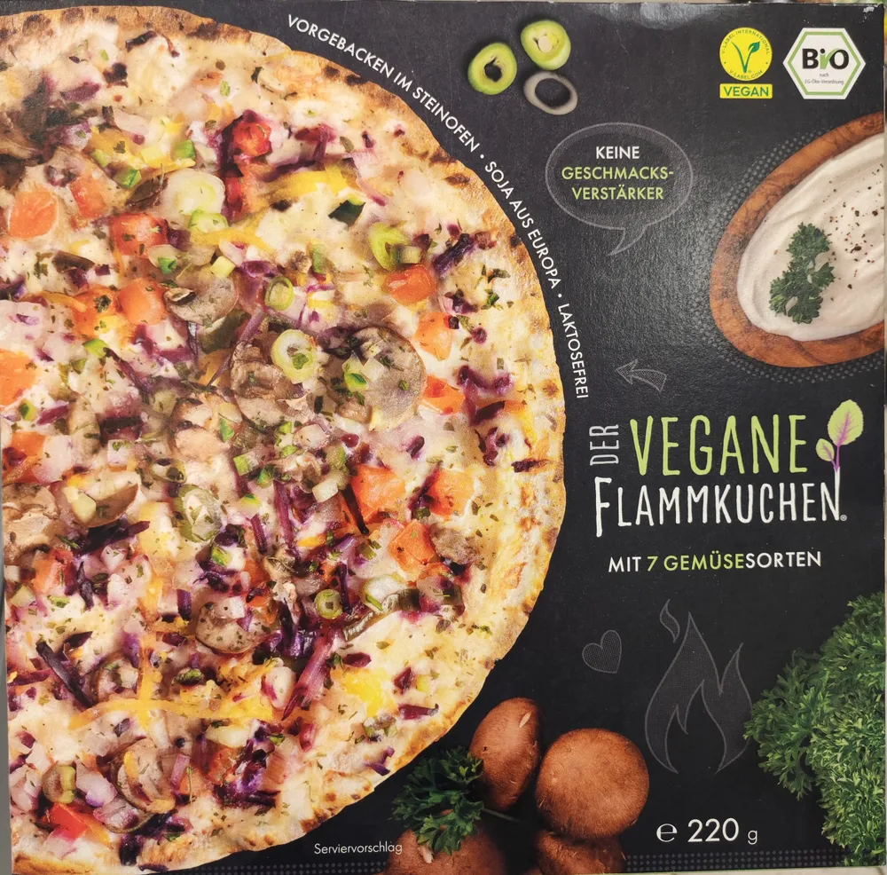 Der vegane Flammkuchen