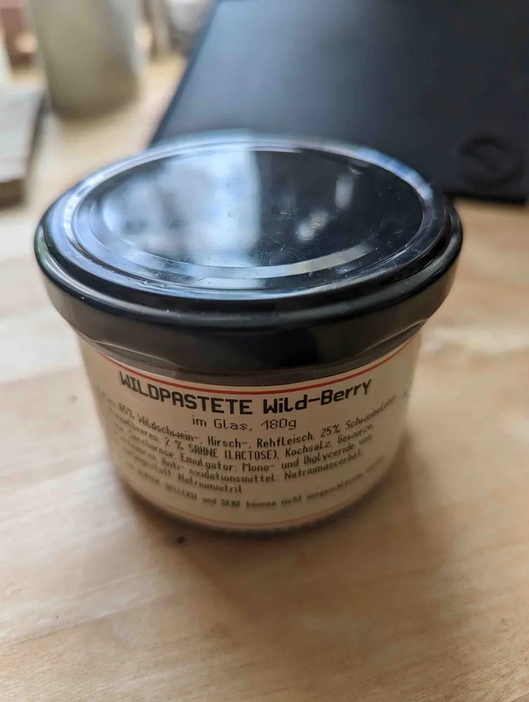 Wildpastete wild-berry