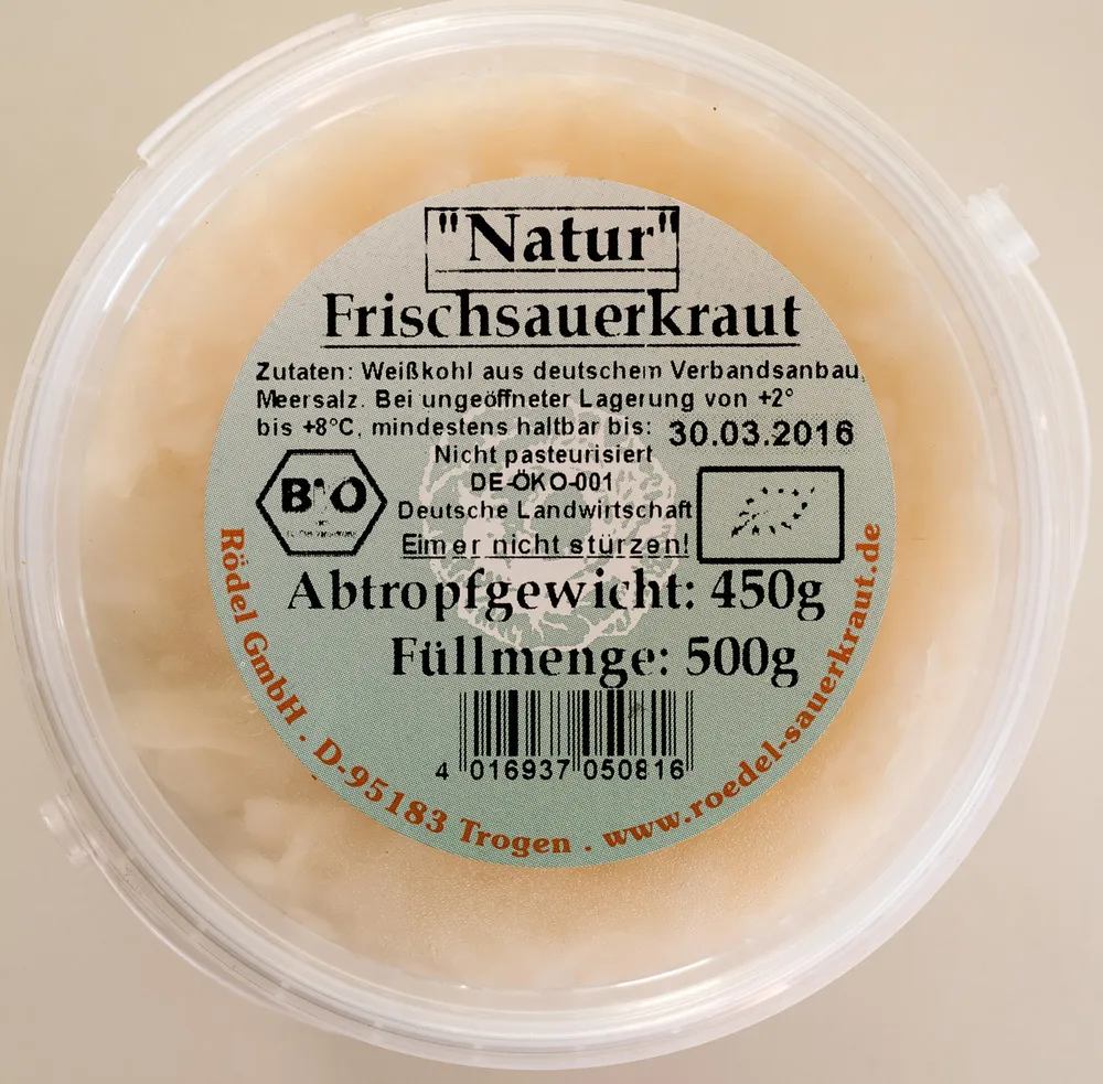 Natur Frischsauerkraut
