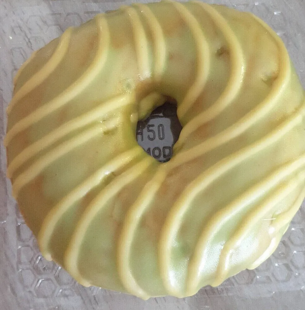 Donut fourré pomme verte