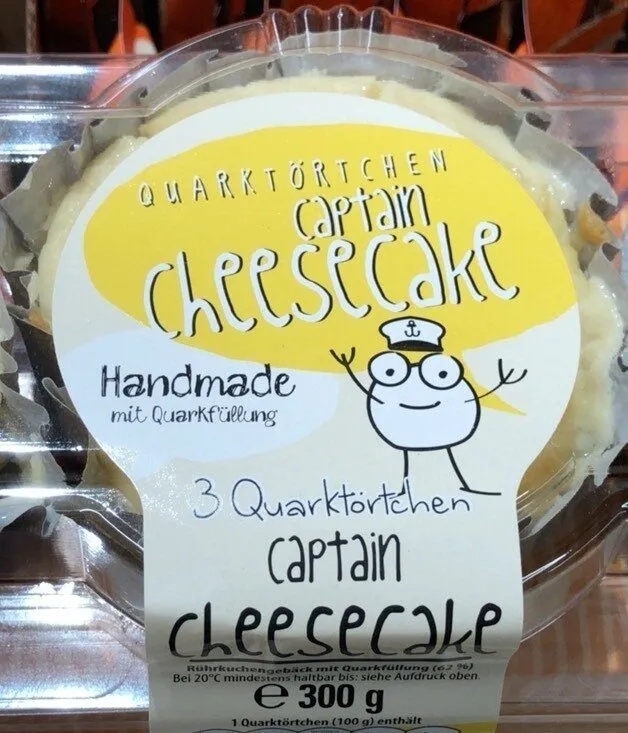 Quarktörtchen Captain Cheesecake