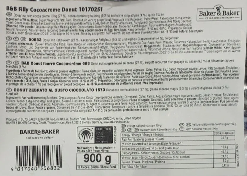 Filly cocoacreme donut