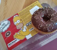 Mini donut recouvert d'un glaçage au cacao