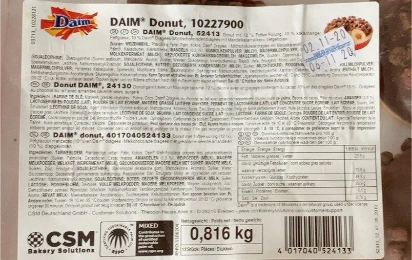 Daim donut