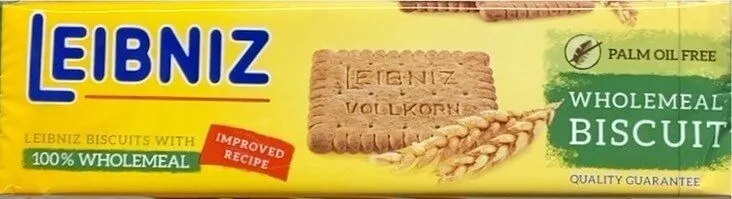 Leibniz biscuits with 100% wholemeal