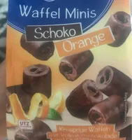 Waffel minis Schoko orange