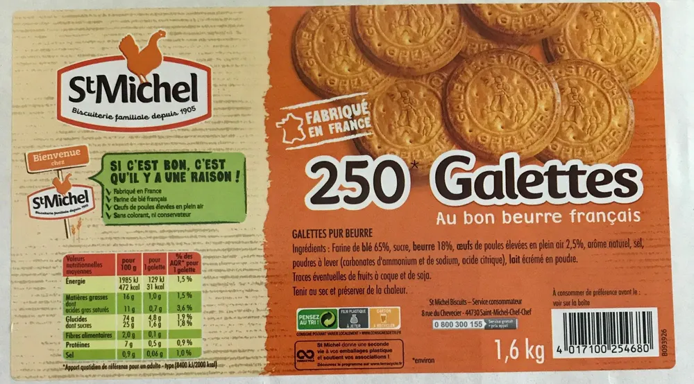 Galettes Tout au Beurre
