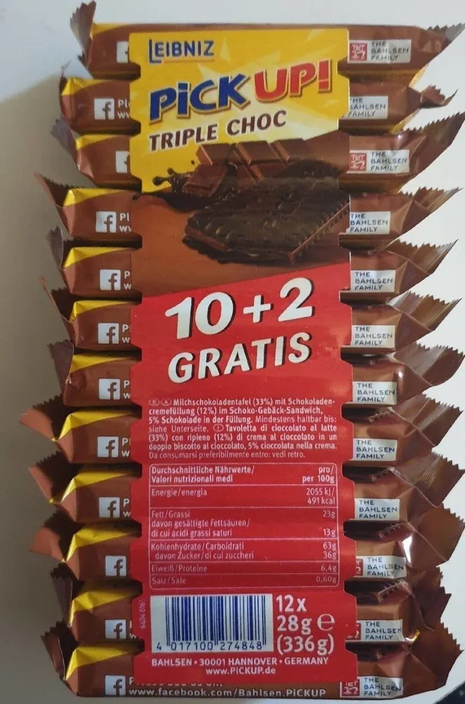 Pick-up triple choc