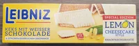 Keks mit weisser Schokolade & Zitronen-Käsekuchen Geschmack