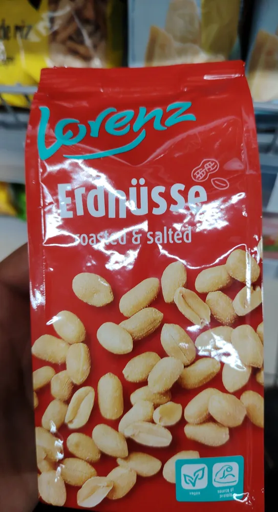 Erdnüsse geröstet, gesalzen