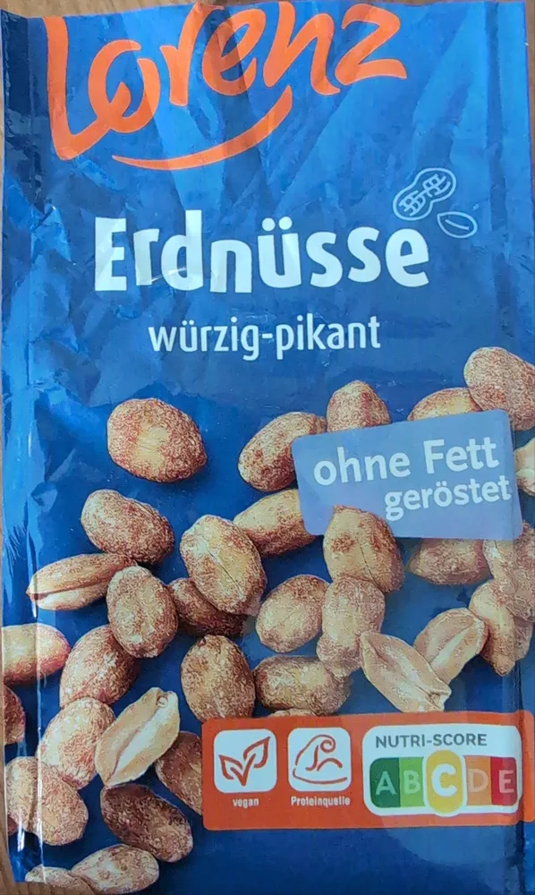 Erdnüsse würzig-pikant