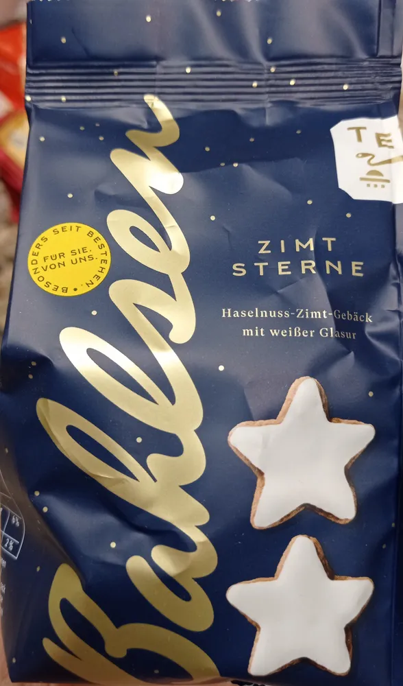Zimtsterne 4017100874017 Haselnuss-Zimt-Gebäck mit Glasur