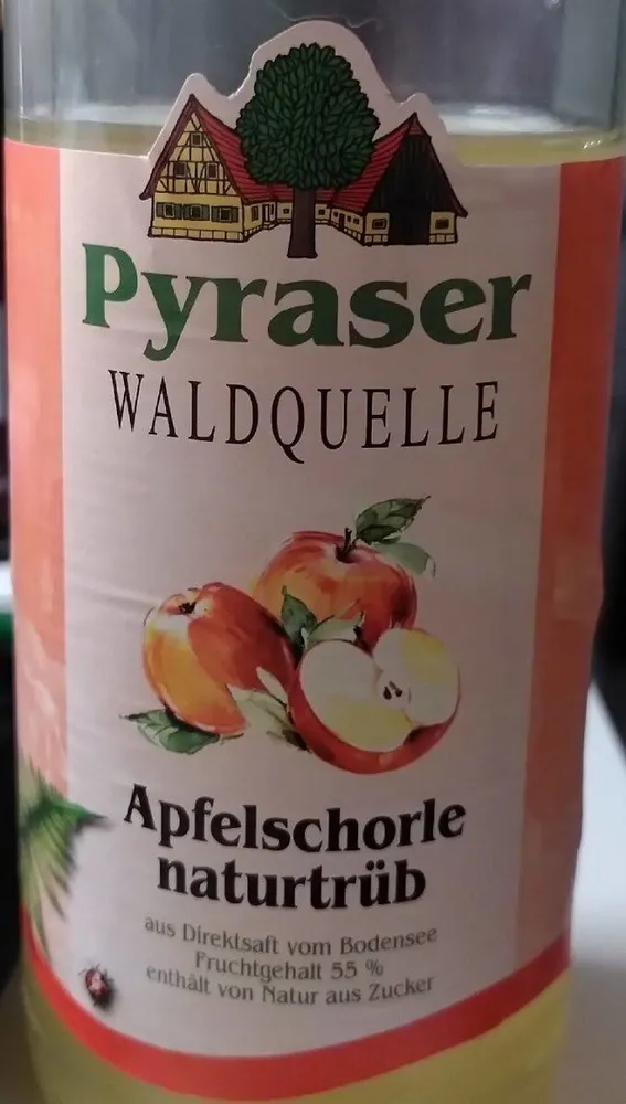 Apfelschorle naturtrüb
