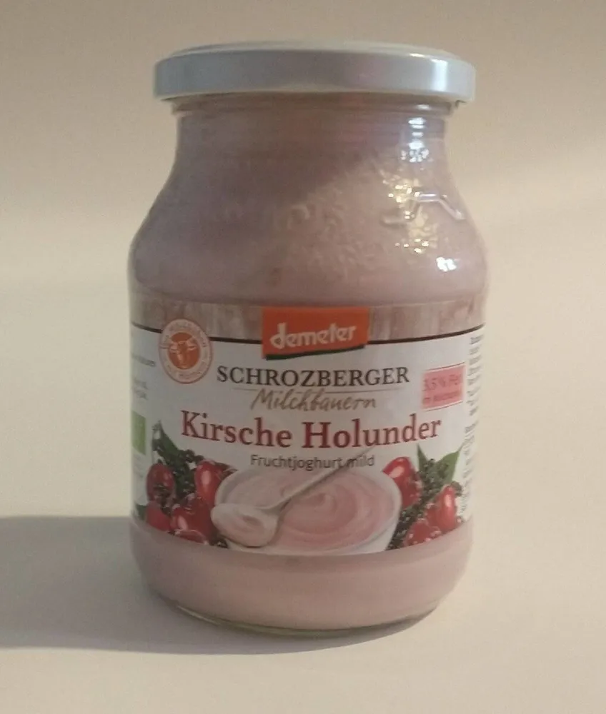 Joghurt Kirsche Holunder