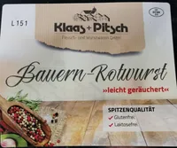Bauern Rotwurst