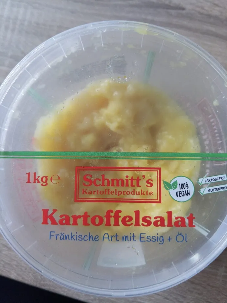 Kartoffelsalat Fränkische Art Mit Essig + Öl