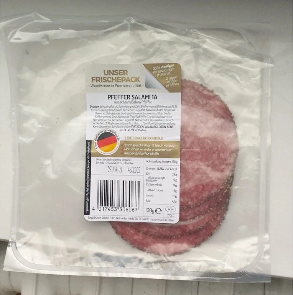 Pfeffer Salami 1A