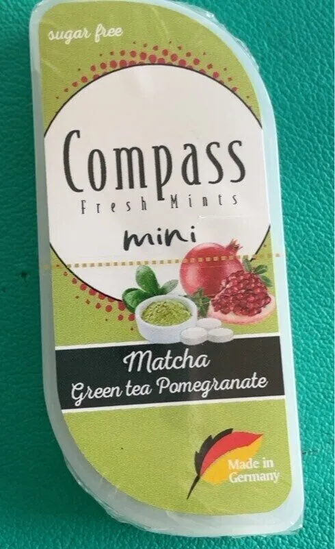 Fresh mints - matcha green tea pomegranate