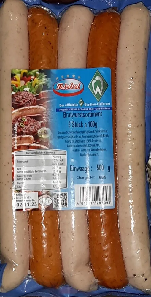 Bratwurstsortiment