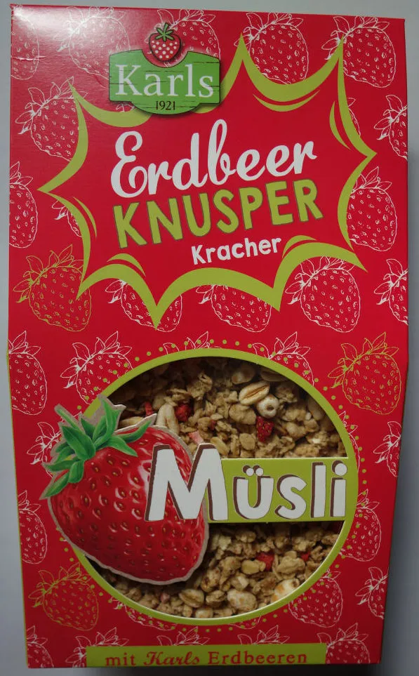 Erdbeer Knusper Kracher Müsli