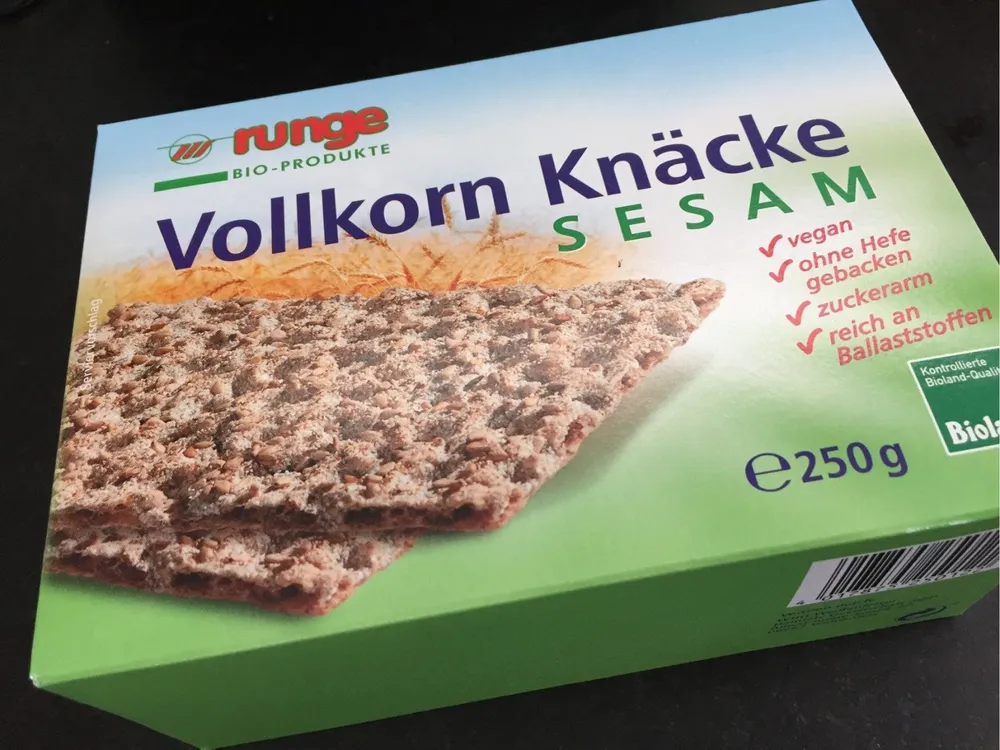 Vollkorn knäcke sesam