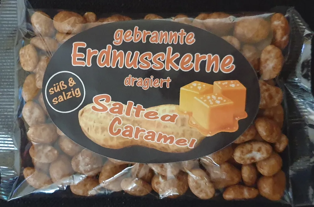 gebrannte Erdnusskerne Salted Caramel dragiert