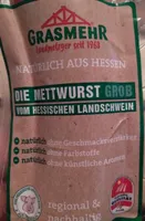 Die Mettwurst grob vom hessischen Landschwein
